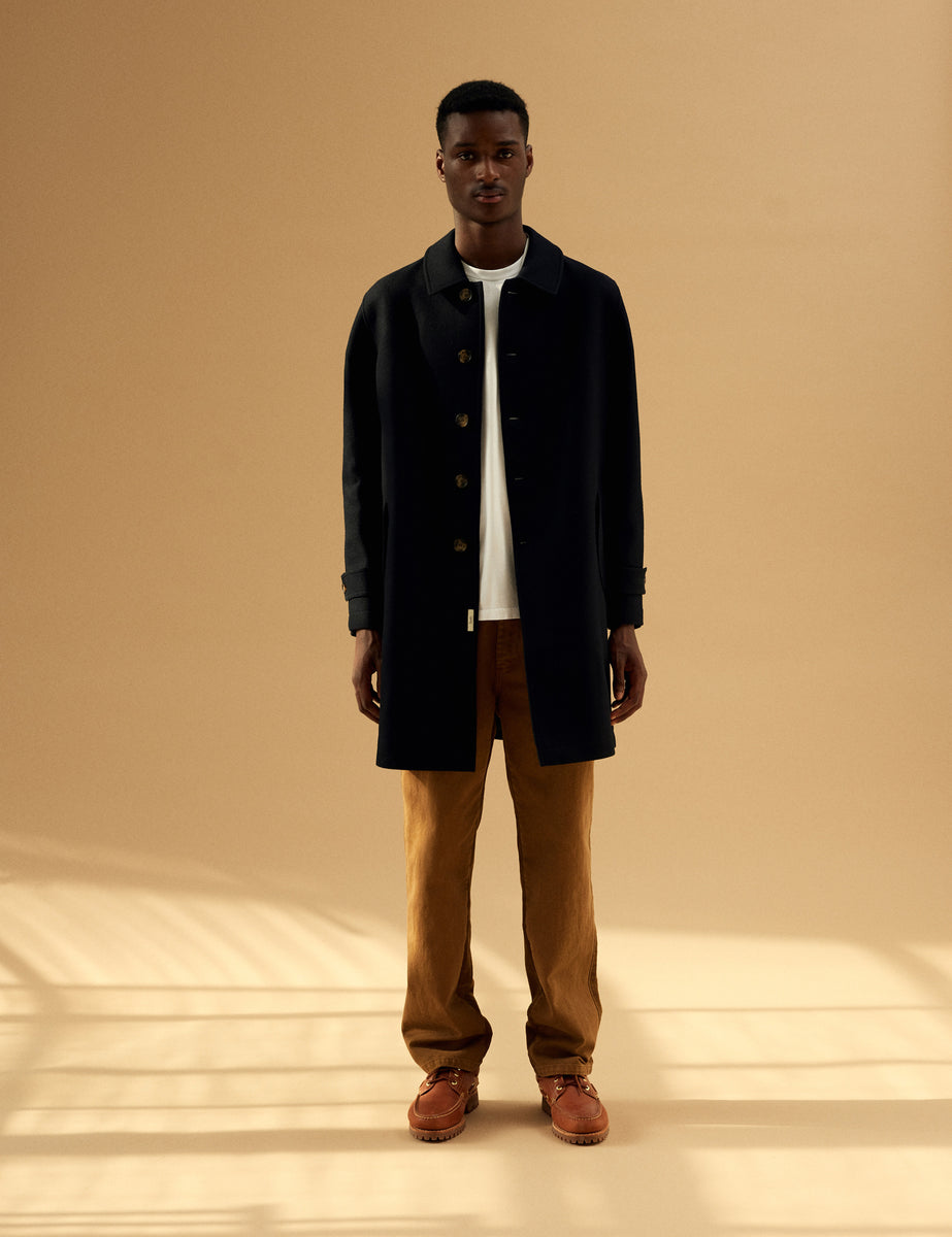 SHELTER WOOL COAT - BROWN I FORET - Momentum Clothing