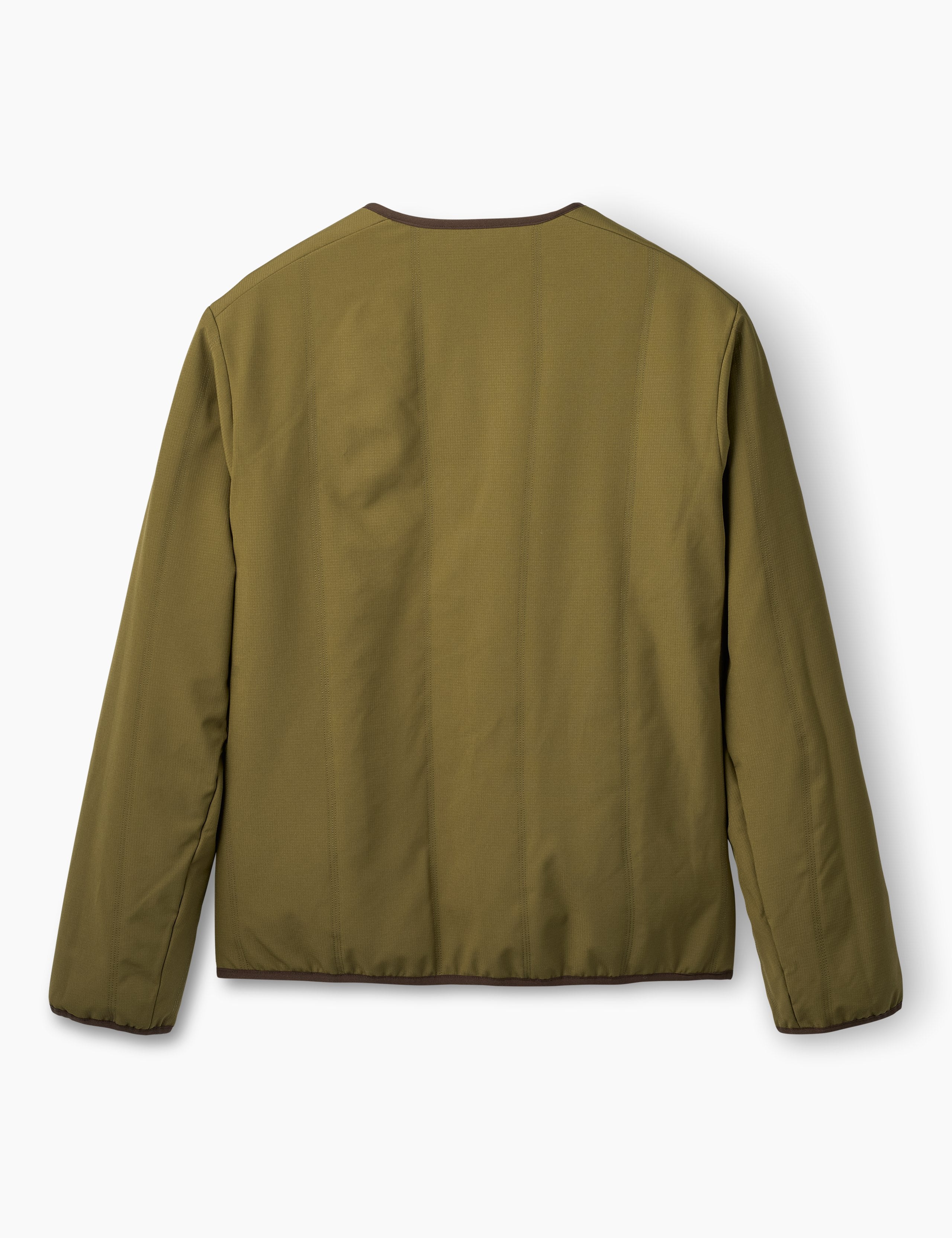 BEAN REVERSIBLE JACKET - DARK BROWN/ARMY