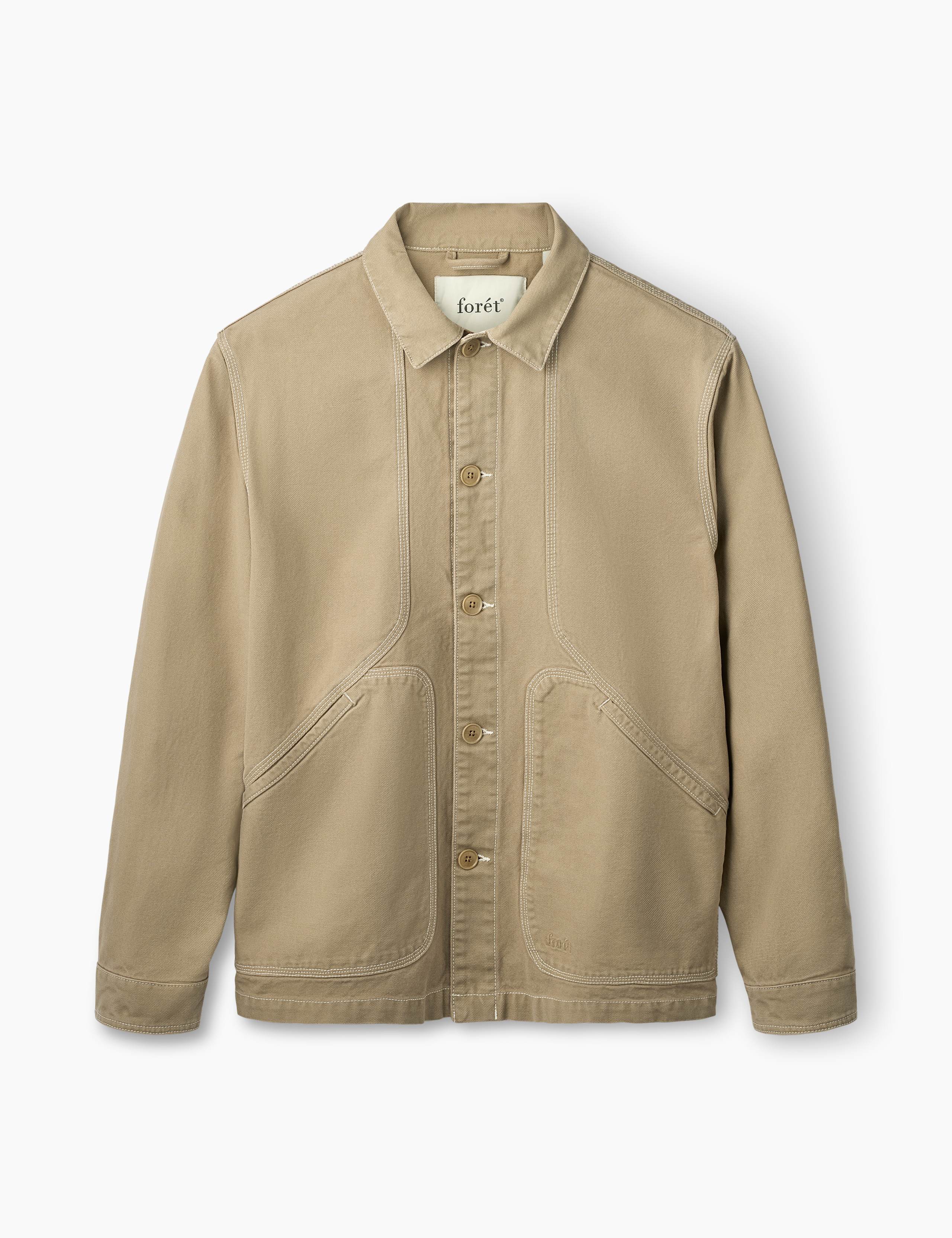 BERRY OVERSHIRT - KHAKI