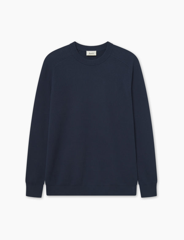 DELTA RIB KNIT - NAVY