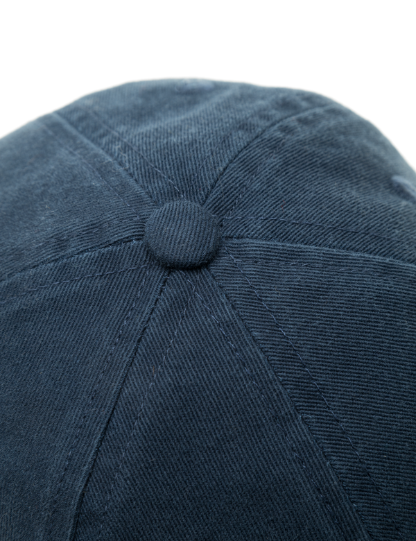 FLOWER WASHED CAP - NAVY