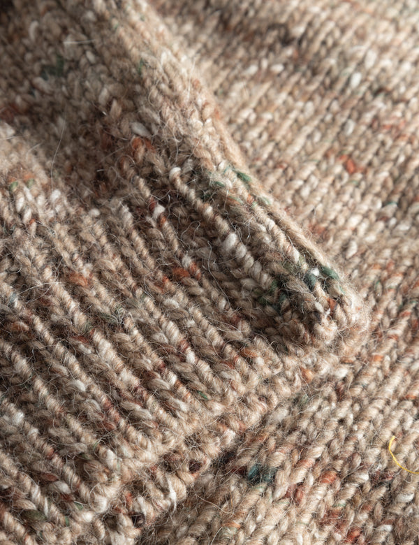 ARTIST ALPACA KNIT - KHAKI MELANGÉ