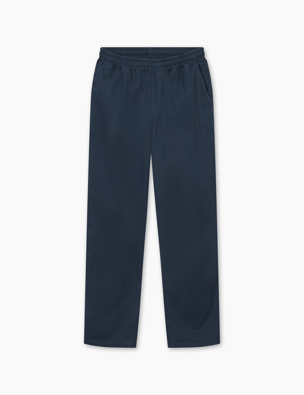 CALM LINEN PANTS - NAVY