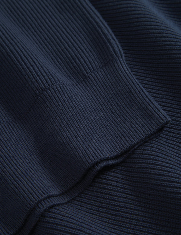 DELTA RIB KNIT - NAVY