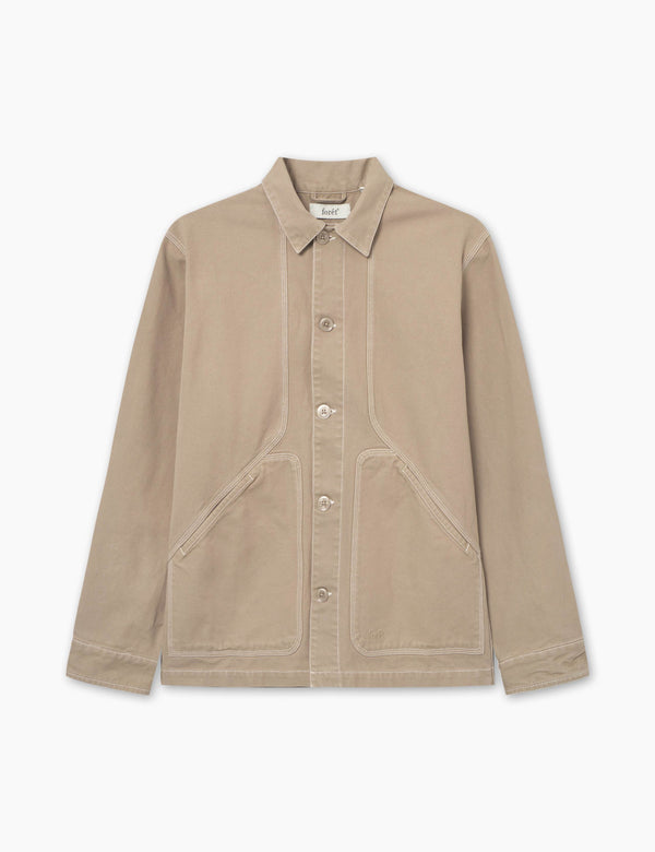 BERRY OVERSHIRT - KHAKI