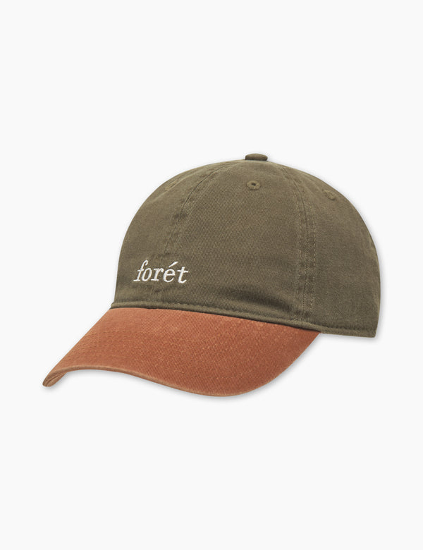 HAWK WASHED 2-TONE CAP - ARMY/BROWN