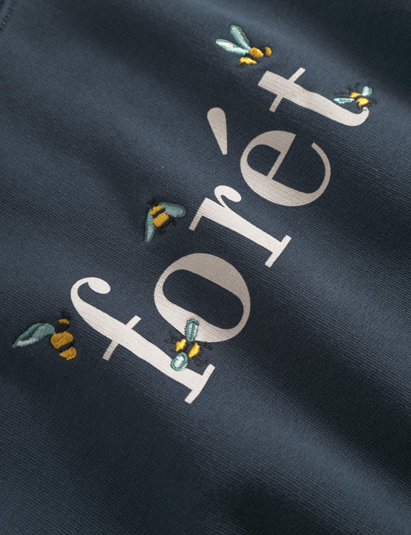 AMBER BEE SWEATSHIRT - NAVY