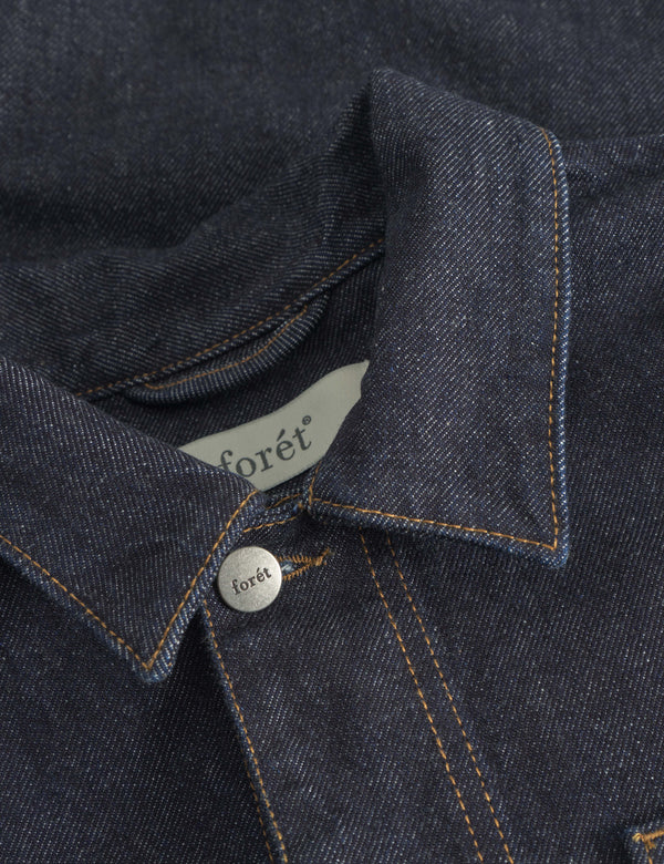 ROWAN DENIM OVERSHIRT - DARK DENIM