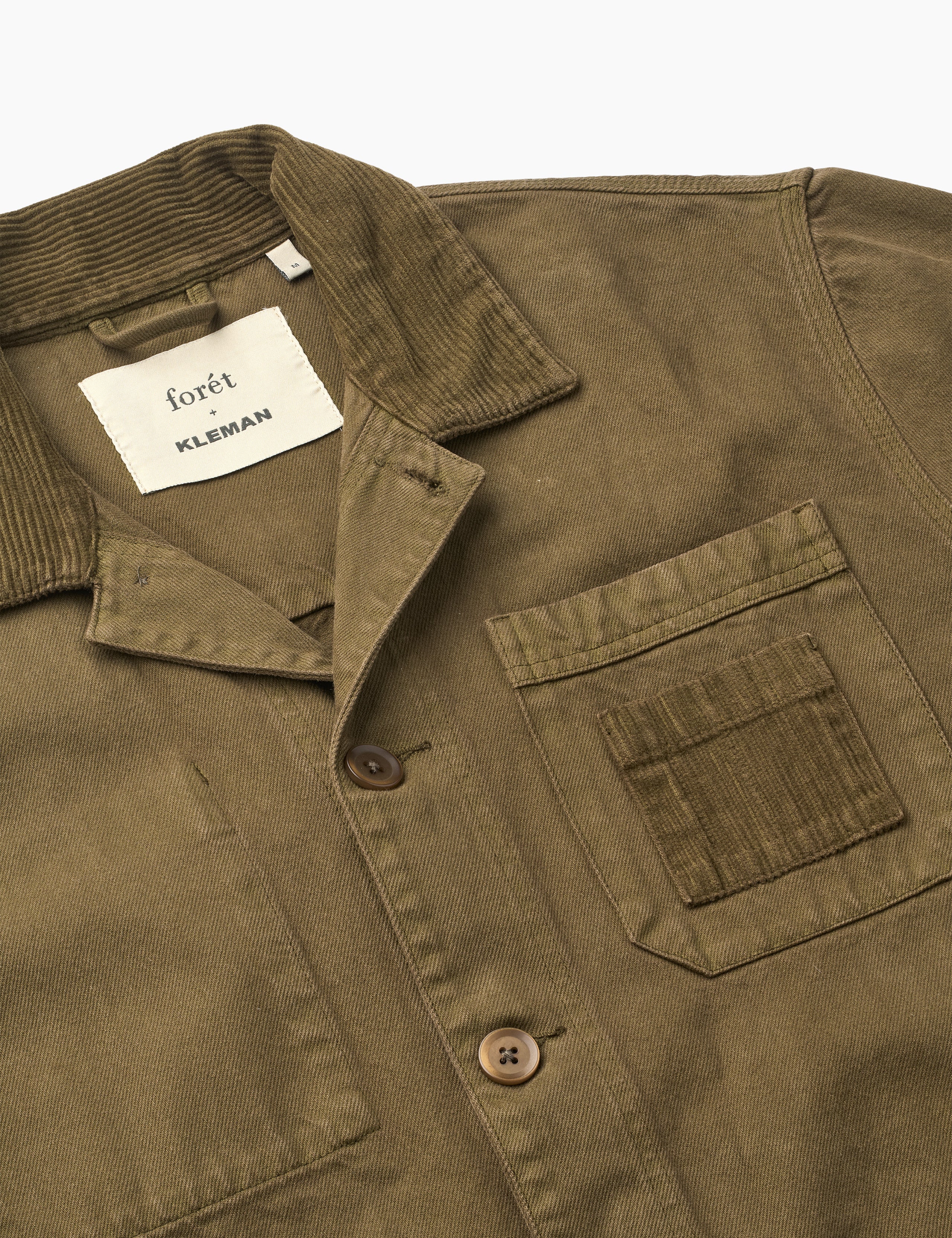 FORÉT X KLEMAN OVERSHIRT - ARMY