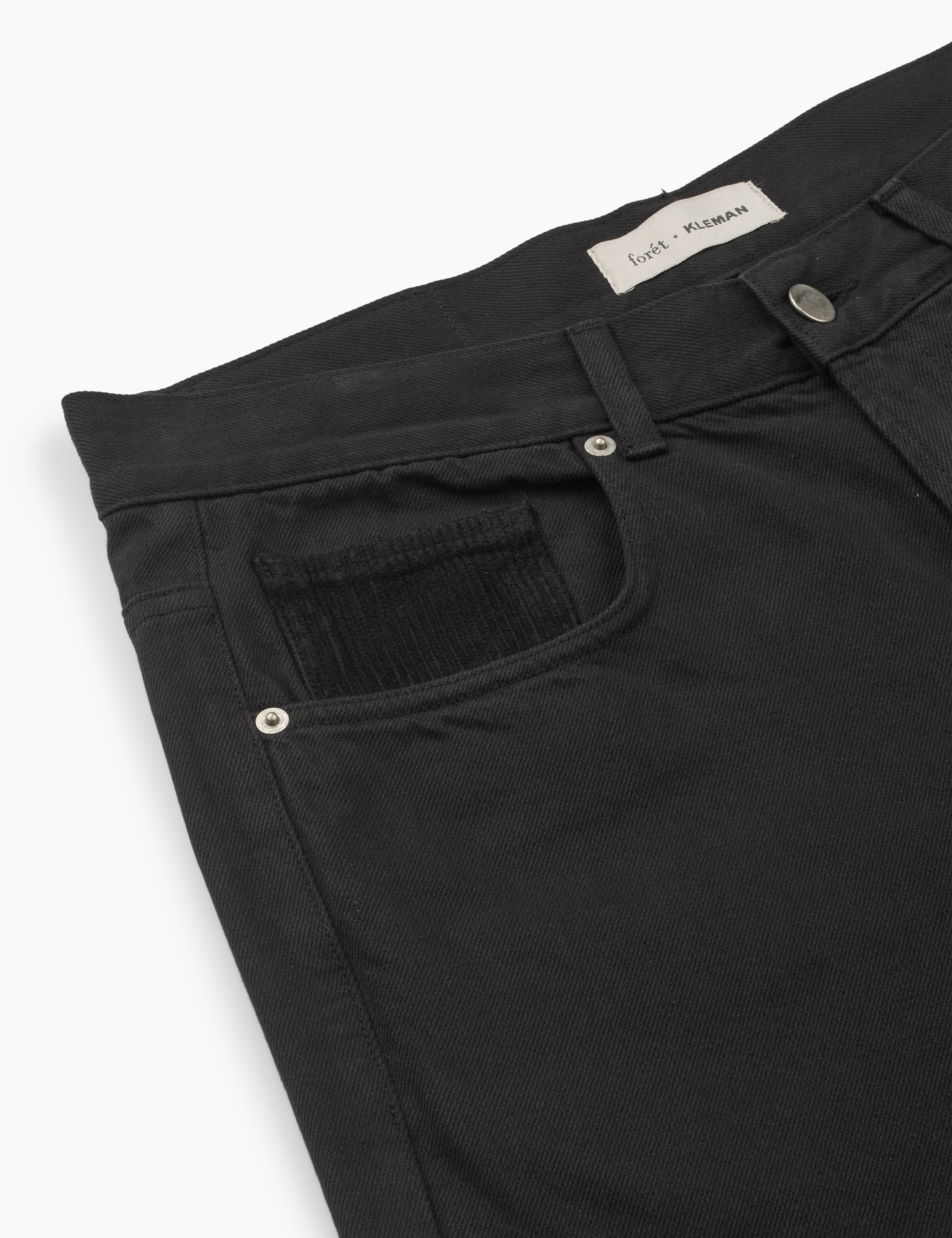 FORÉT X KLEMAN PANTS - BLACK