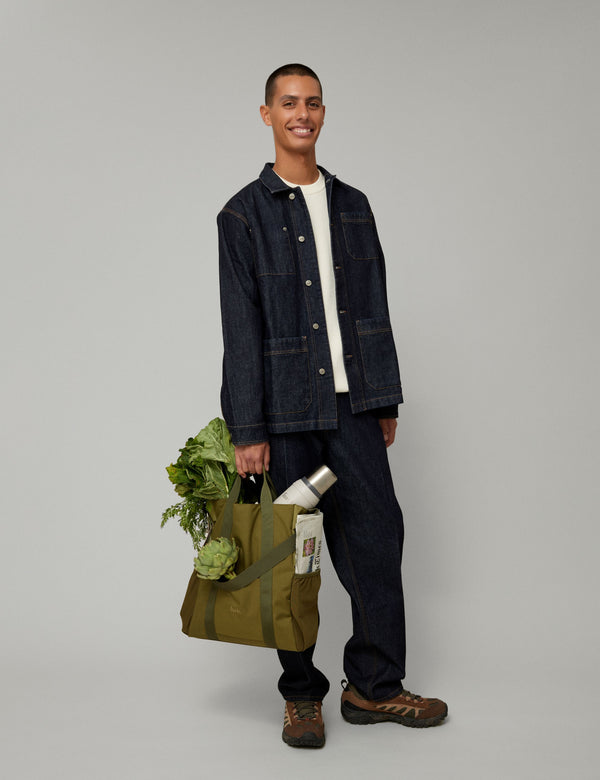 ROWAN DENIM OVERSHIRT - DARK DENIM