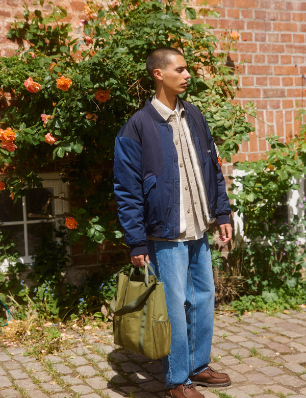 BOW BOMBER JACKET - NAVY