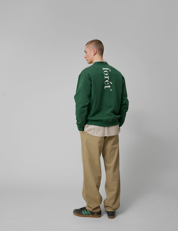 OCEAN SWEATSHIRT - GREEN/CLOUD