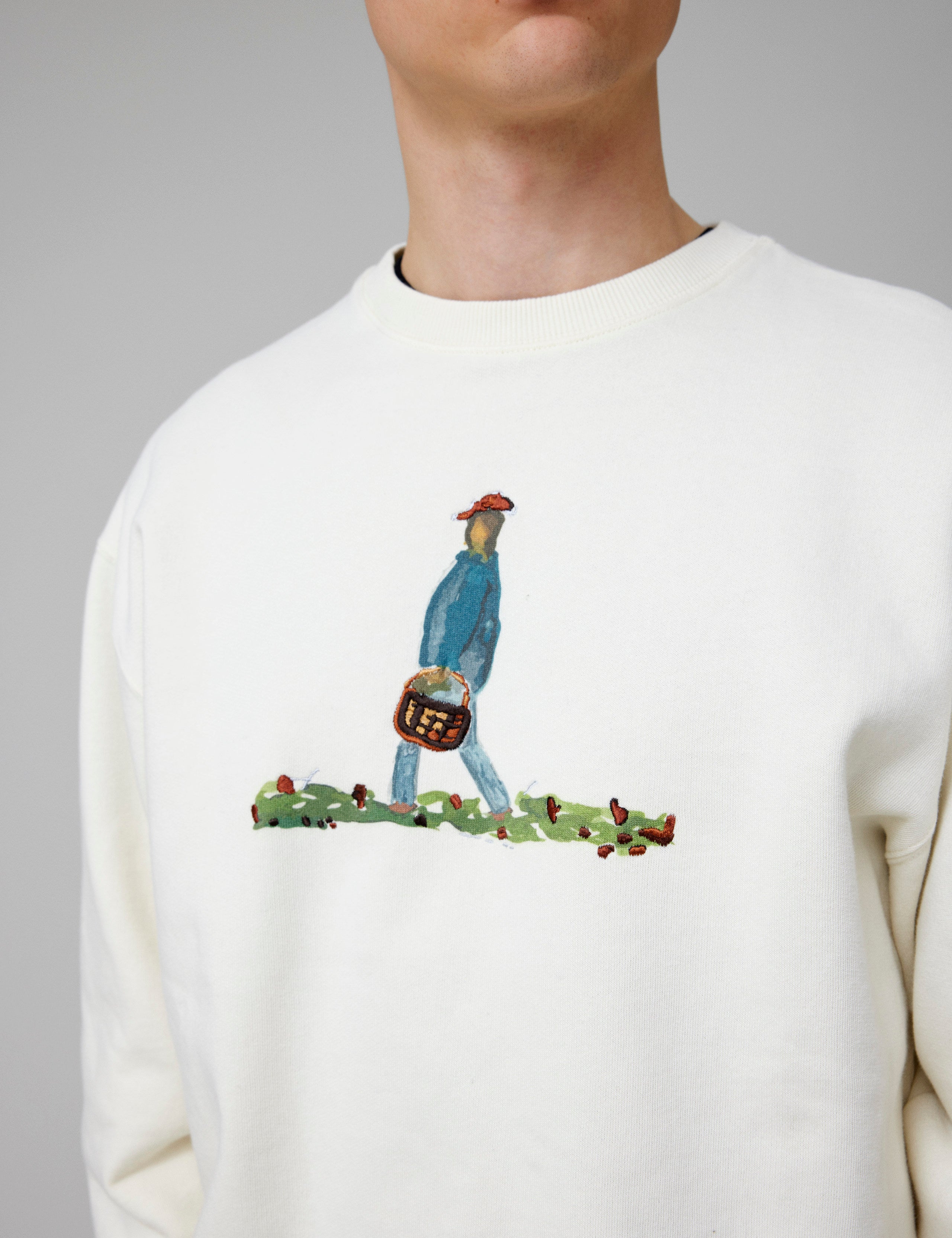 HUNT SWEATSHIRT - CLOUD