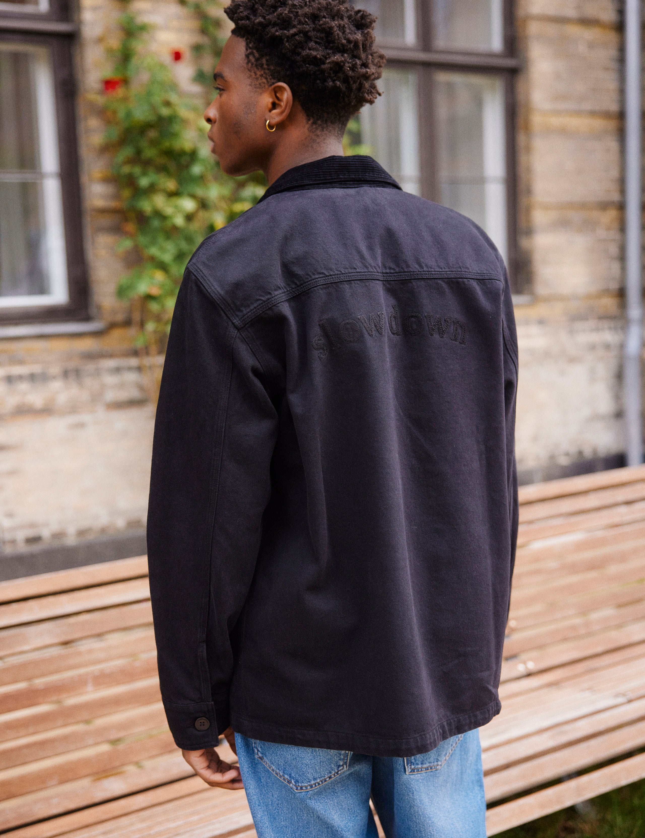 FORÉT X KLEMAN OVERSHIRT - BLACK