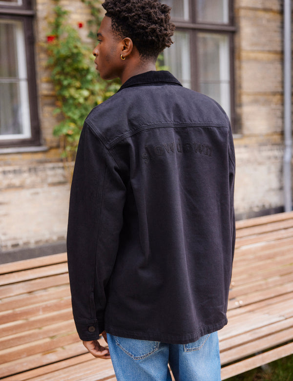 FORÉT X KLEMAN OVERSHIRT - BLACK