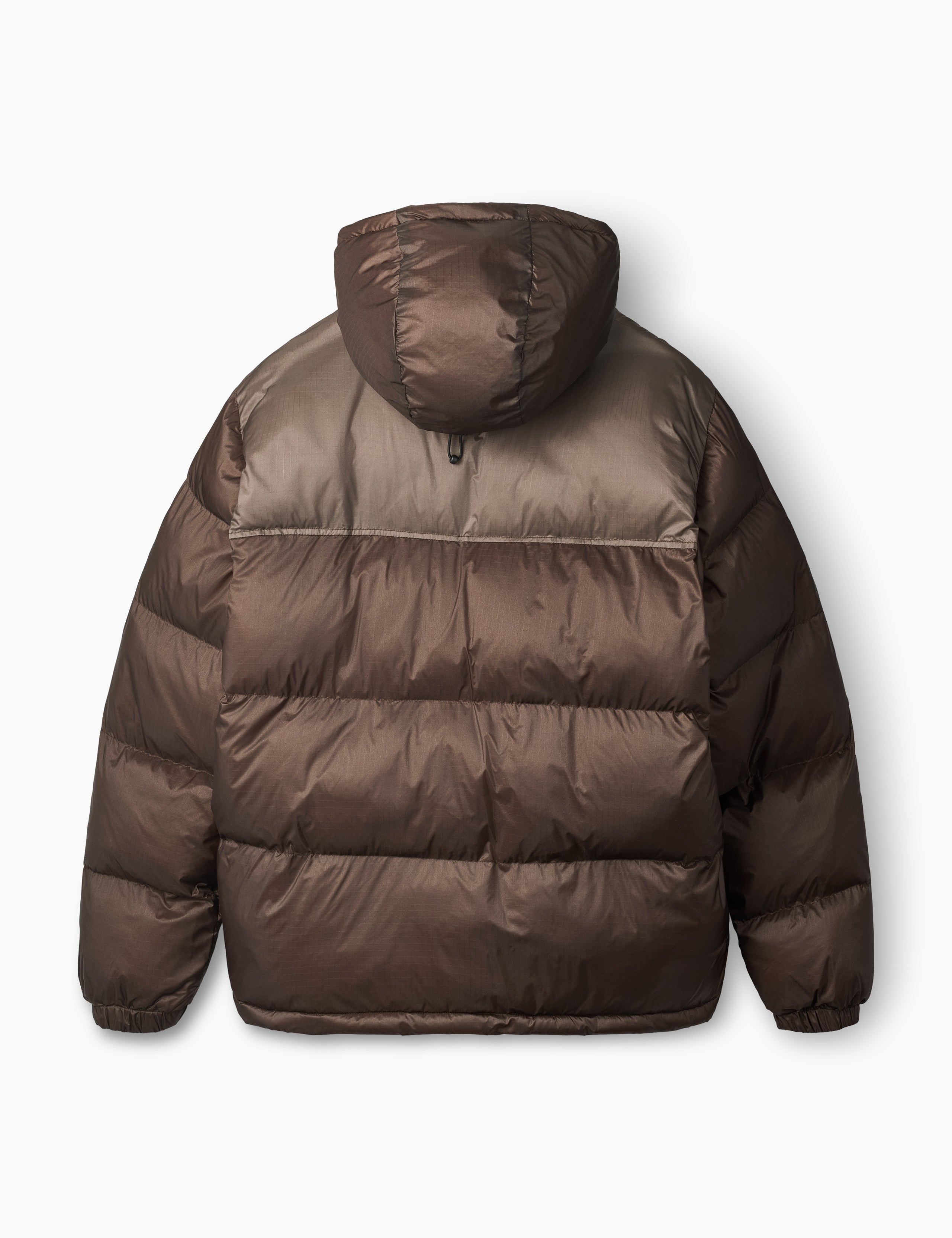 GRAIN REVERSIBLE PUFFER JACKET - BROWN