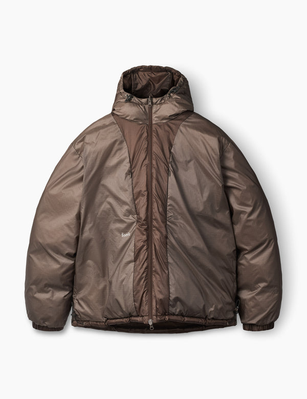 GRAIN REVERSIBLE PUFFER JACKET - BROWN