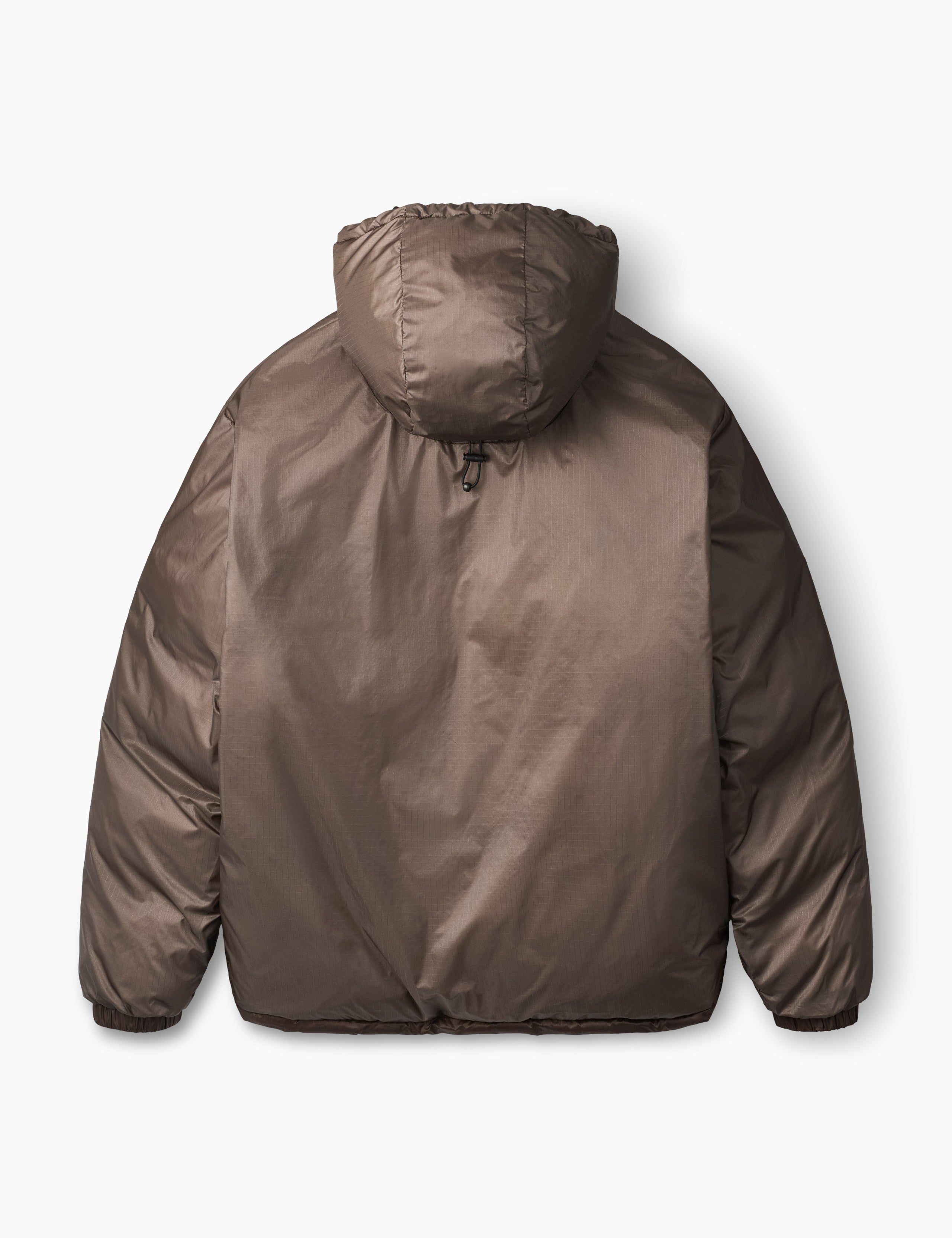 GRAIN REVERSIBLE PUFFER JACKET - BROWN