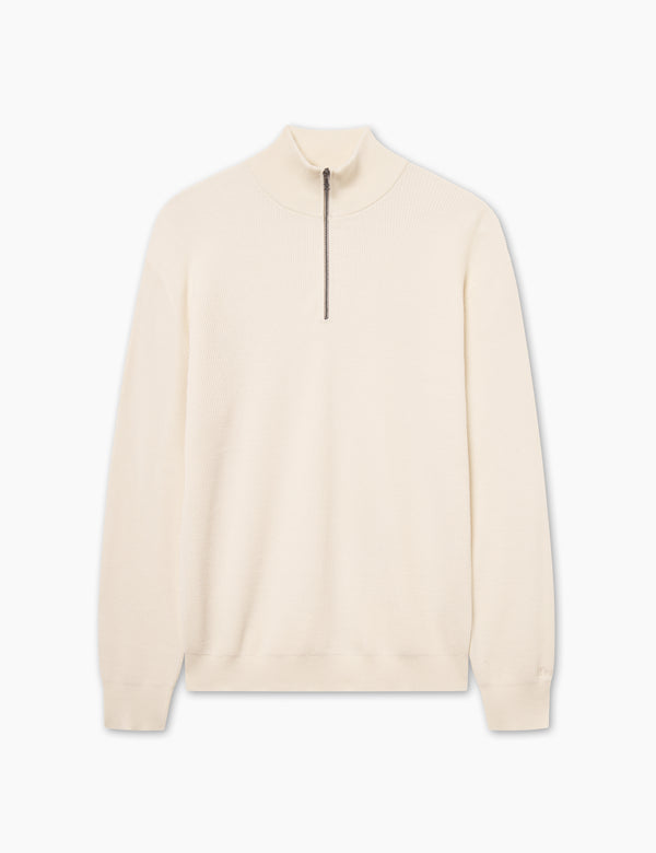 DELTA RIB HALF ZIP - CLOUD