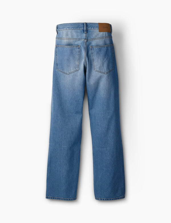 HEATH JEANS - WASHED MID BLUE