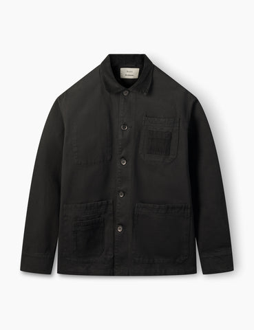 FORÉT X KLEMAN OVERSHIRT - BLACK