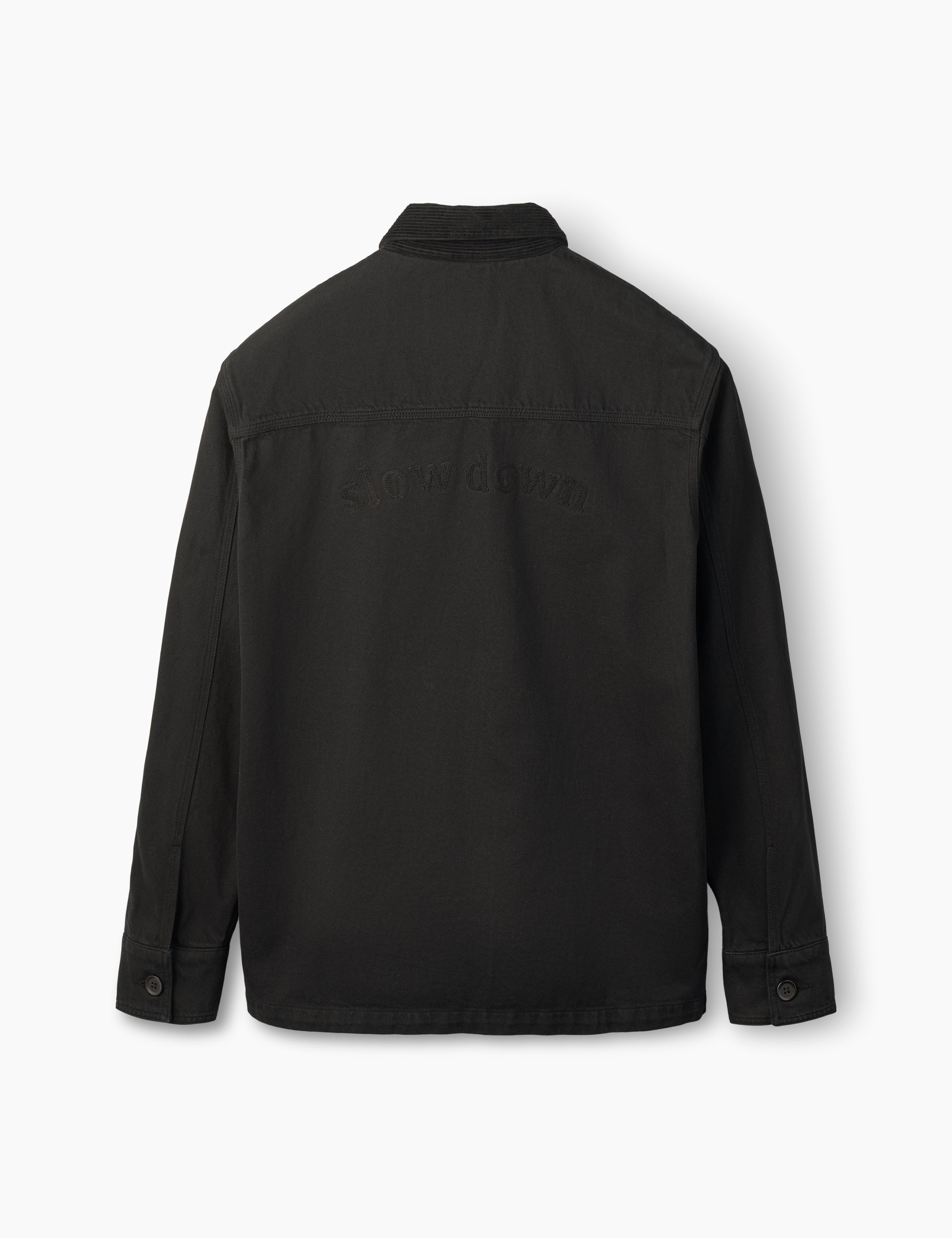 FORÉT X KLEMAN OVERSHIRT - BLACK