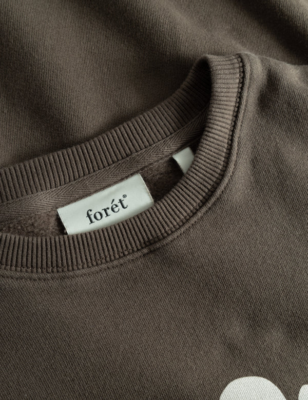 LOOP SWEATSHIRT - COLD BROWN