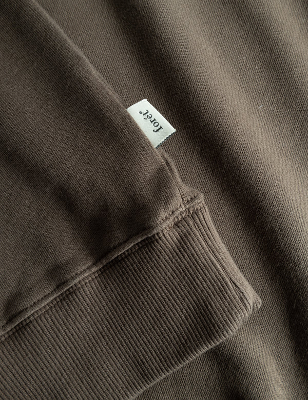 LOOP SWEATSHIRT - COLD BROWN