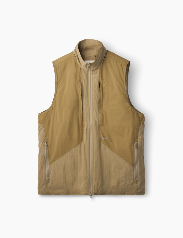 MYST LINER ZIP VEST - ARMY/DUSTY OLIVE