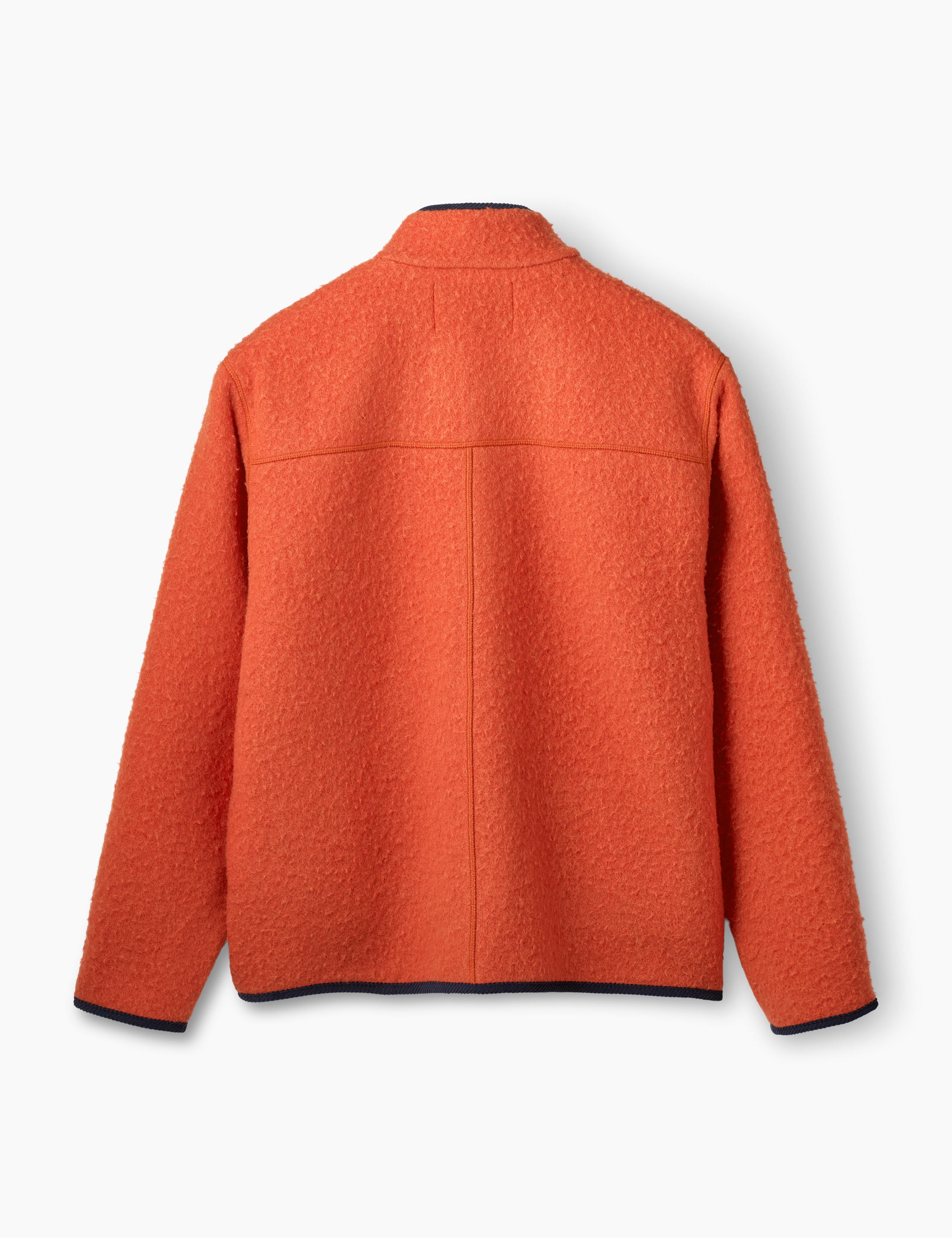 OPAL WOOL JACKET - MANDARINE