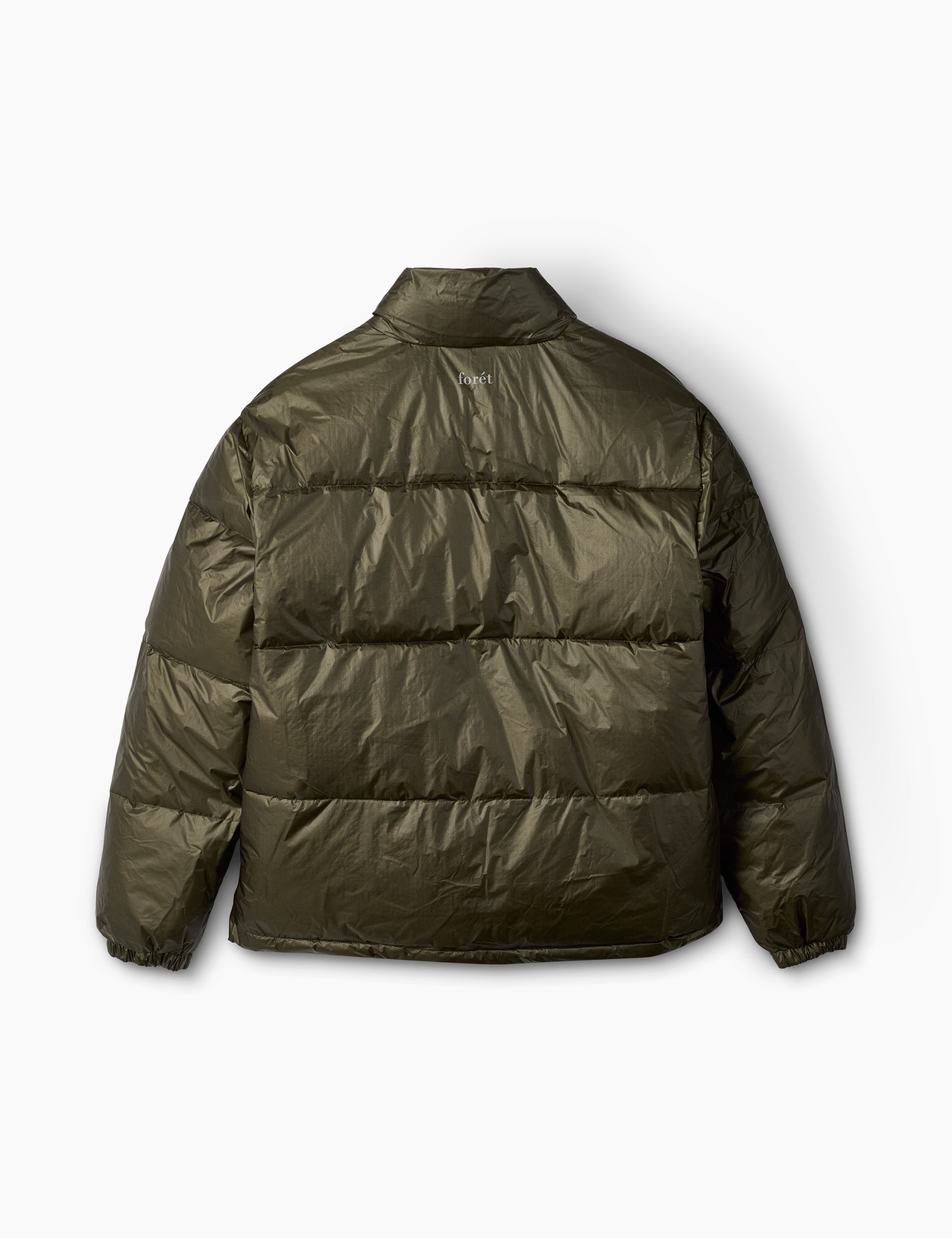 OAT PUFFER JACKET - DARK MOSS