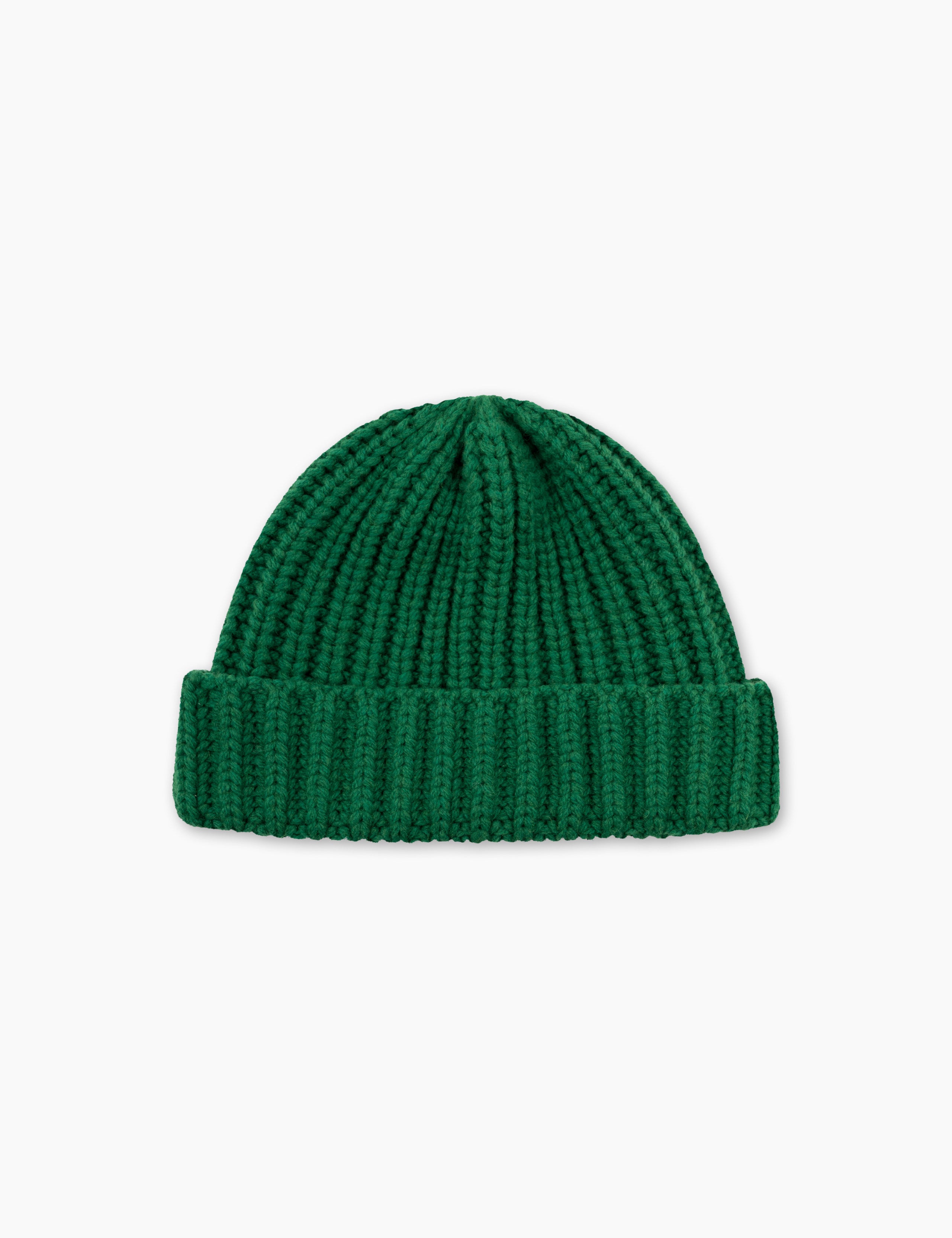 TRIP CHUNKY RIB BEANIE - GREEN