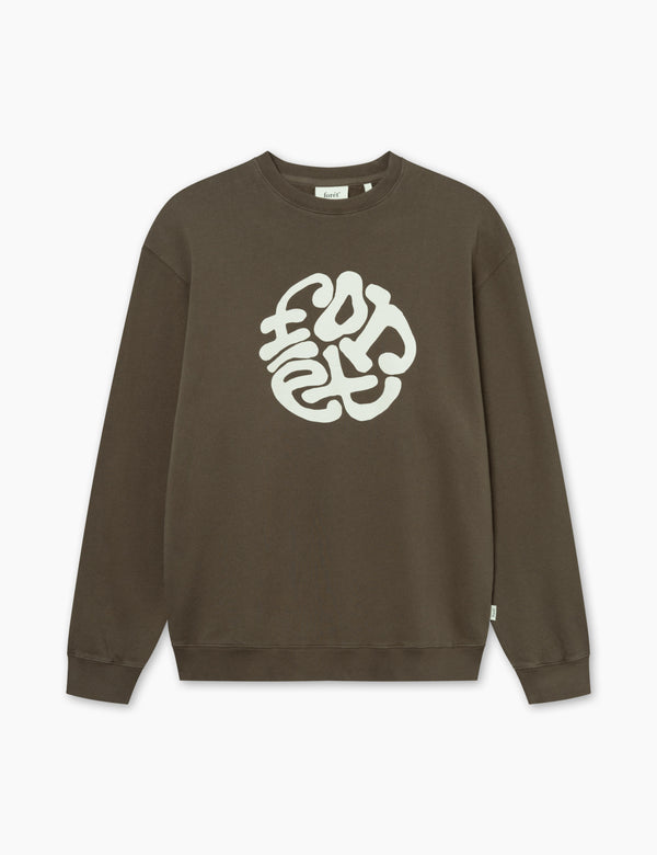 LOOP SWEATSHIRT - COLD BROWN