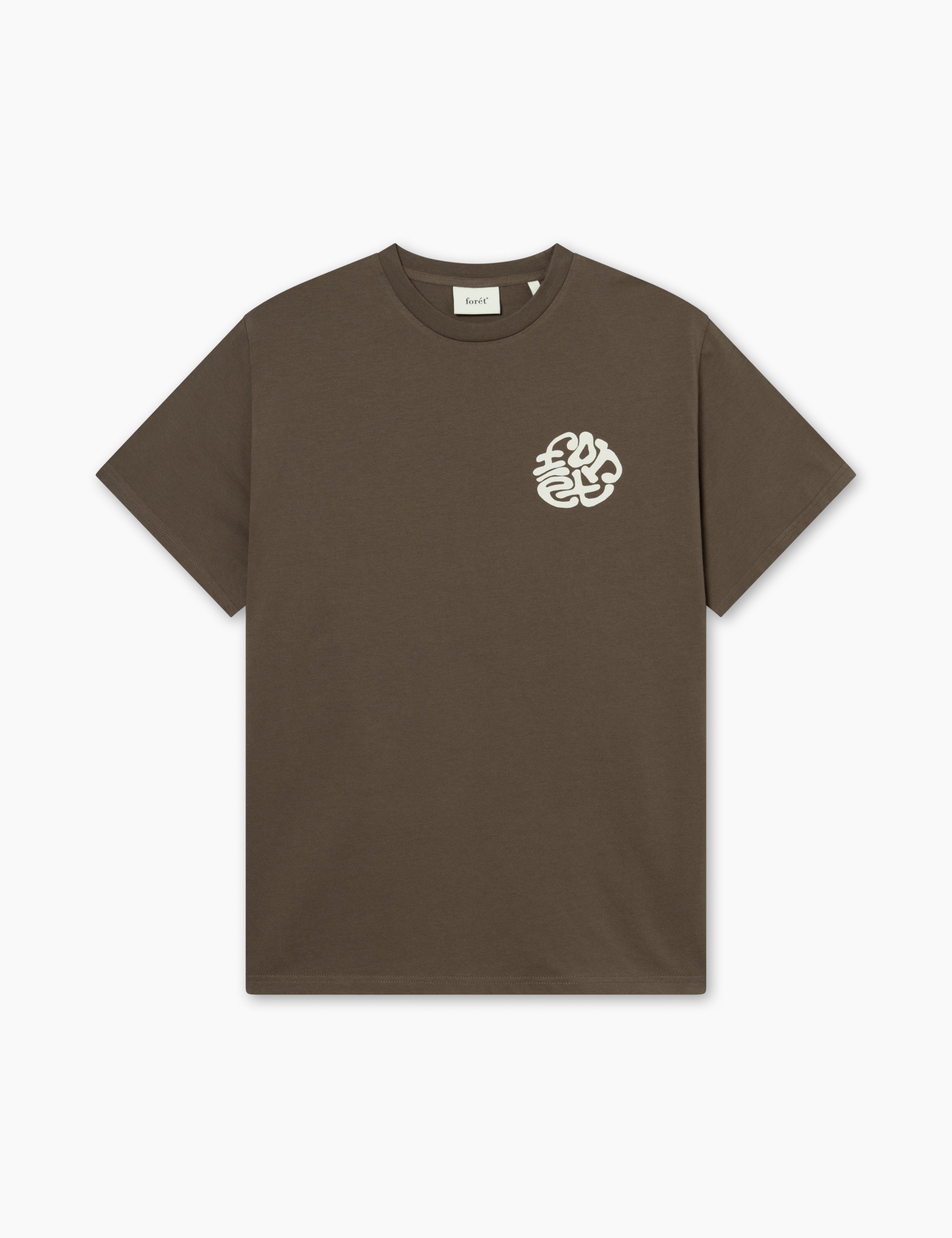 LOOP T-SHIRT - COLD BROWN