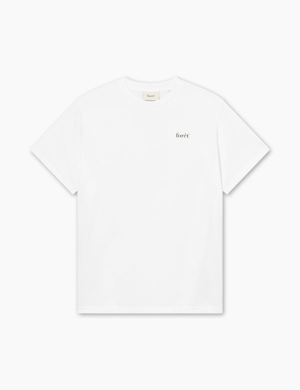 OCEAN T-SHIRT - WHITE/GREEN