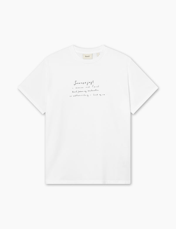 SVAMPEJAGT T-SHIRT - WHITE/BLACK