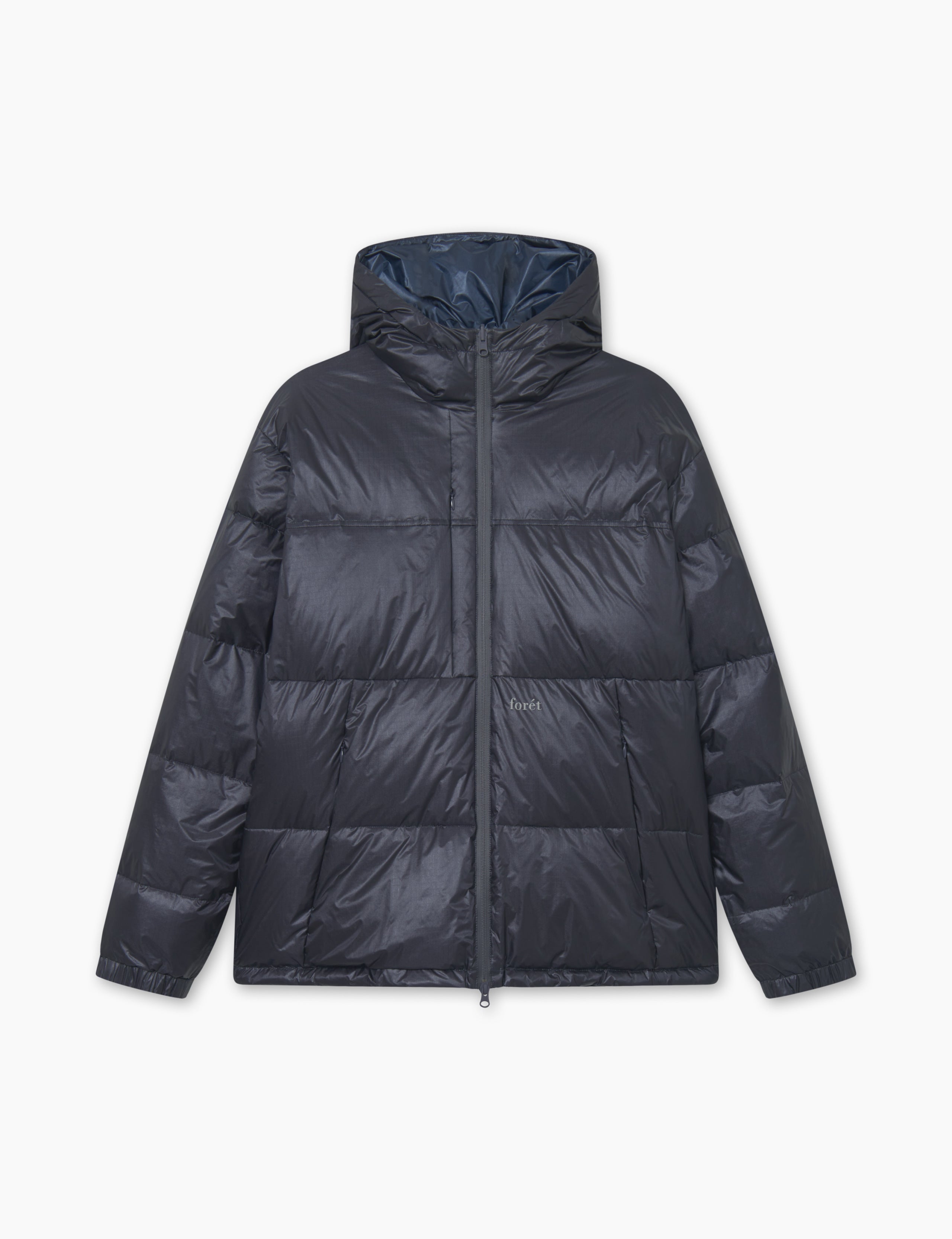 GRAIN REVERSIBLE PUFFER JACKET - NAVY