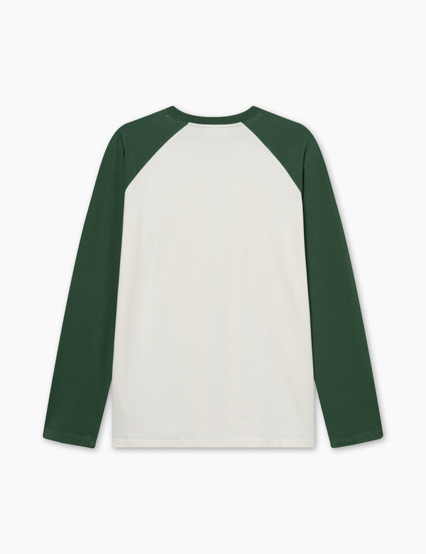 BASE LONGSLEEVE - CLOUD/GREEN