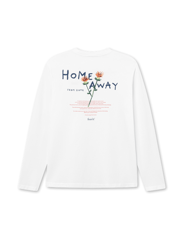 ABODE EMBROIDERY LONGSLEEVE - WHITE