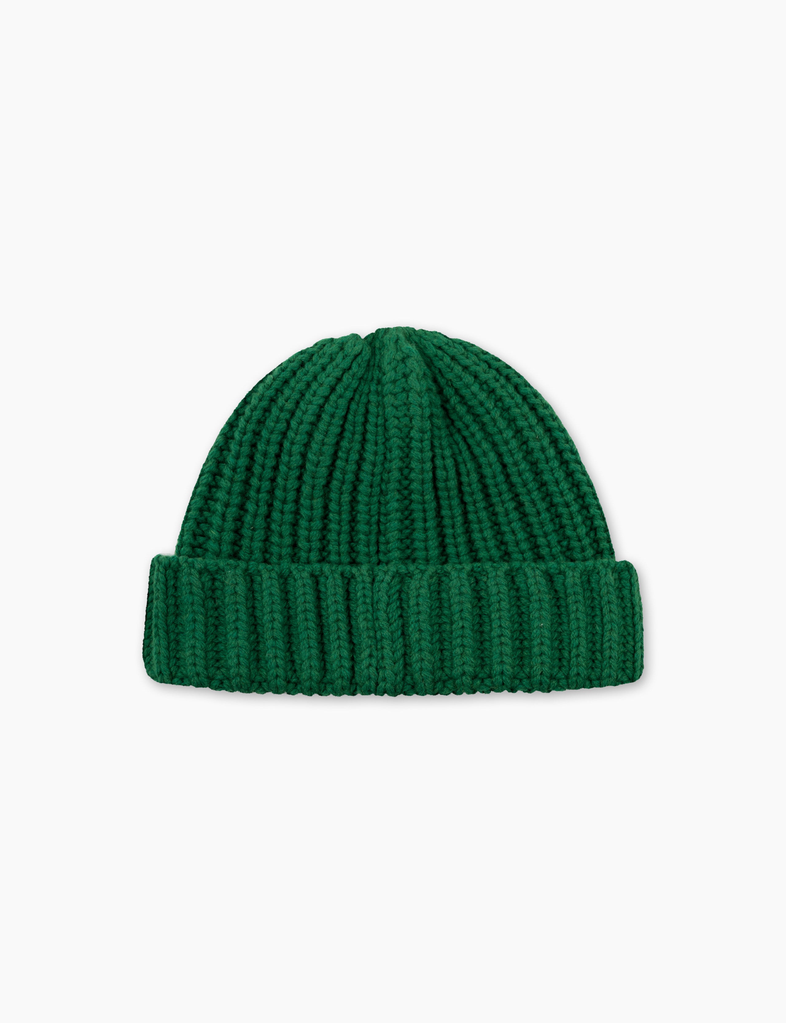 TRIP CHUNKY RIB BEANIE - GREEN