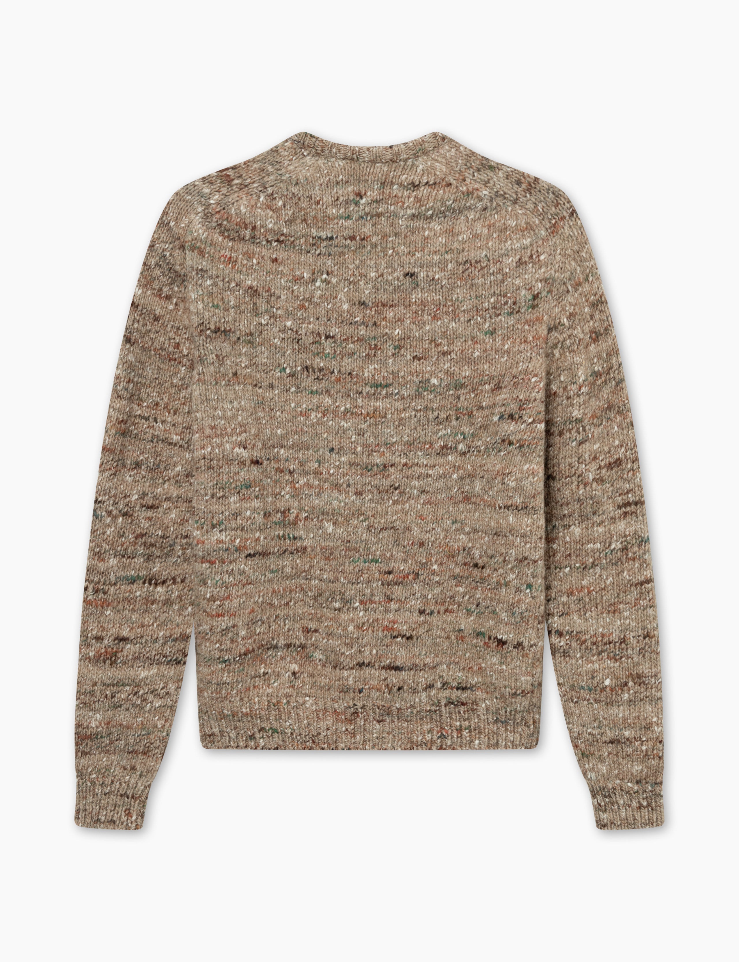 ARTIST ALPACA KNIT - KHAKI MELANGÉ