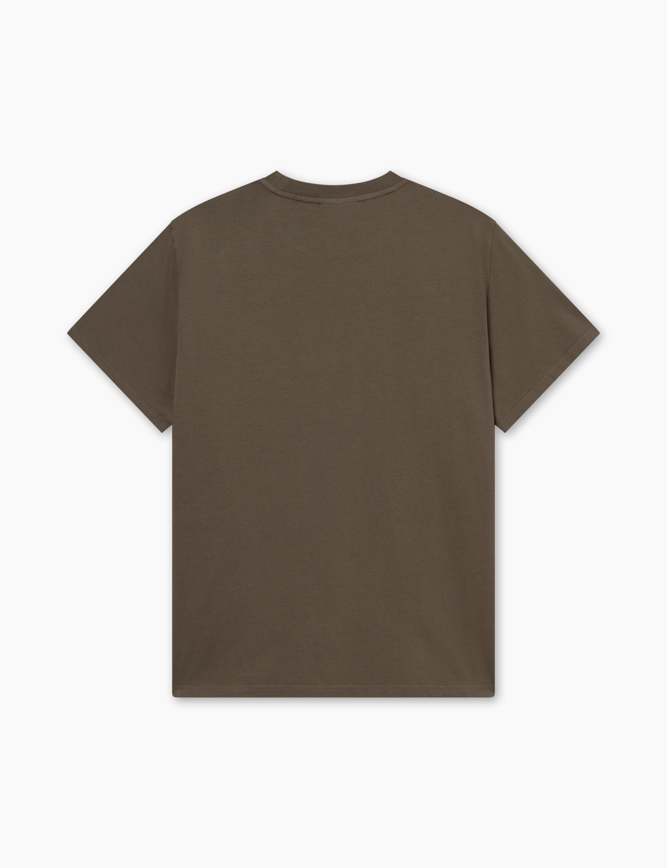 LOOP T-SHIRT - COLD BROWN