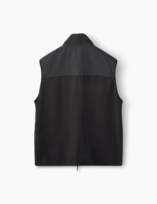 PICNIC POLARTEC FLEECE VEST - BLACK