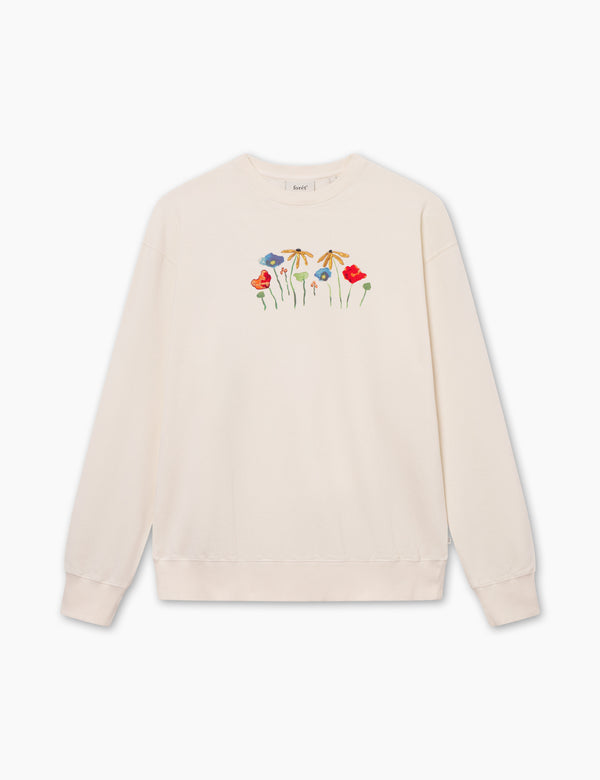 BOTANIC SWEATSHIRT - CLOUD