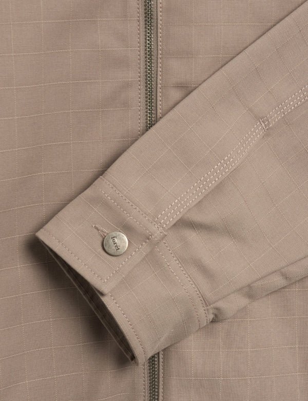 WIN ZIP JACKET - TAUPE