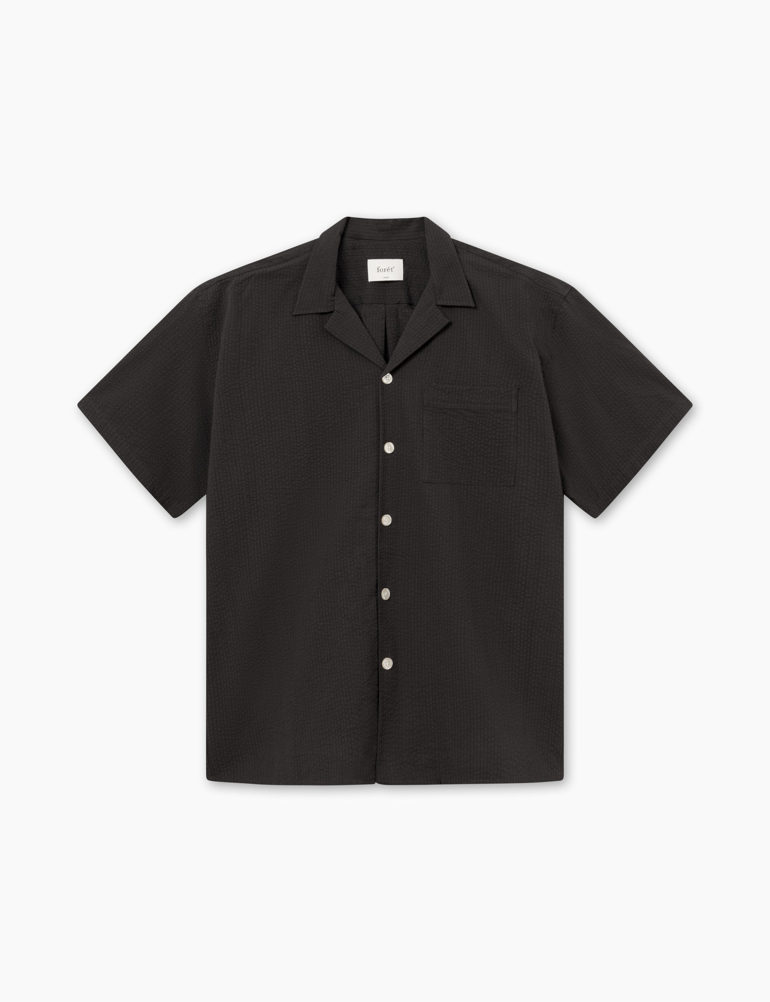 HUSH SS SHIRT - WASHED BLACK