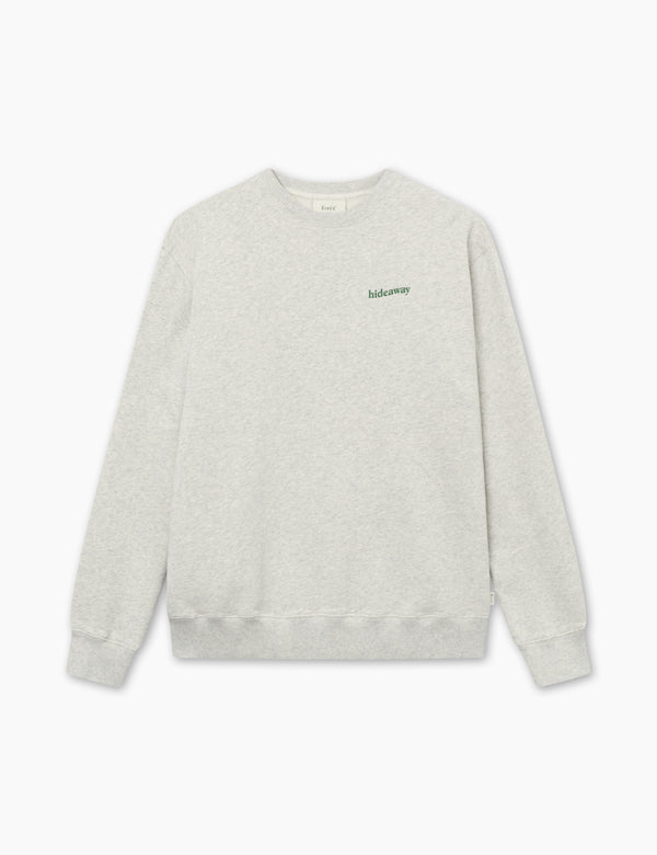 HIDEAWAY SWEATSHIRT - SNOW MELANGÉ