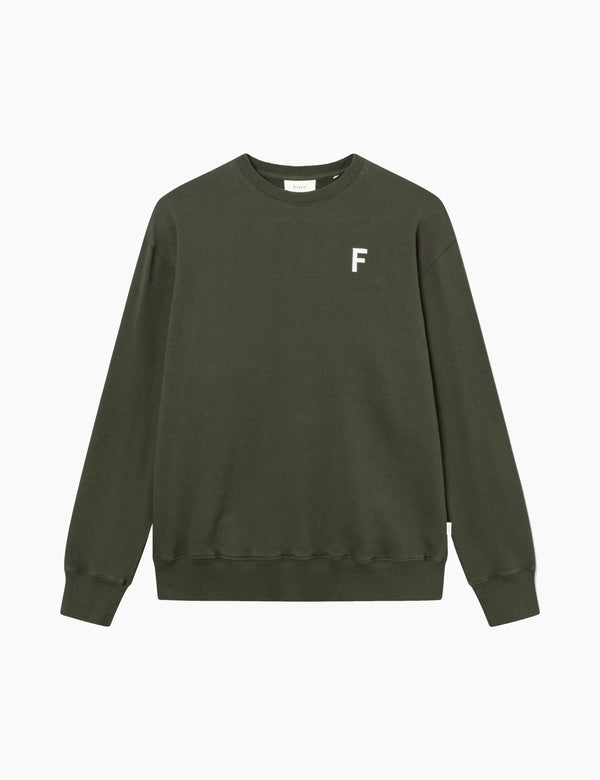 PONDER SWEATSHIRT - DARK MOSS