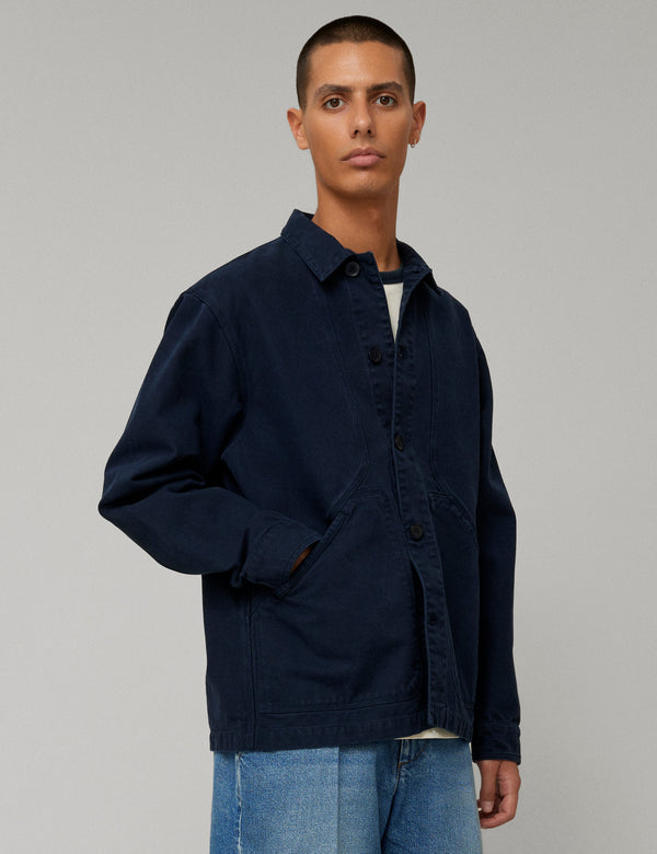 BERRY OVERSHIRT - NAVY